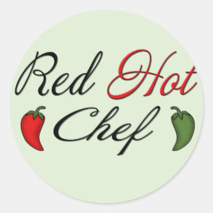 Adesivo Red Hot Chef
