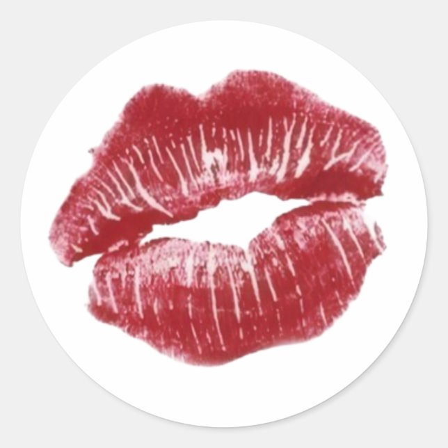 Adesivo Red Kiss – A Bold Expression of Love (Frente)