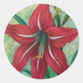 Adesivo Red Lily Stickers