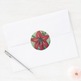 Adesivo Red Lily Stickers