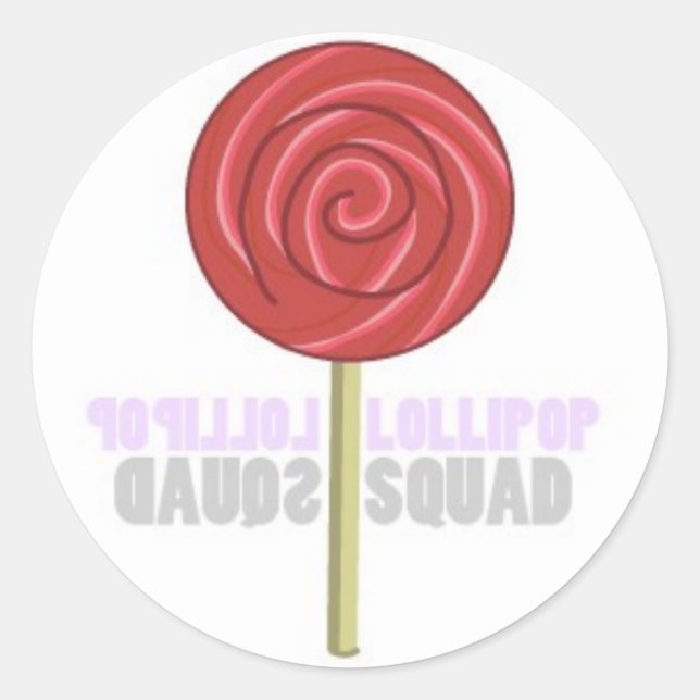 Adesivo Red Lollipop (Frente)