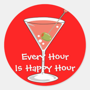 Adesivo Red Martini Sticker
