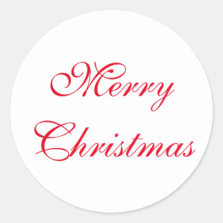 Adesivo Red Merry Christmas Script | Férias