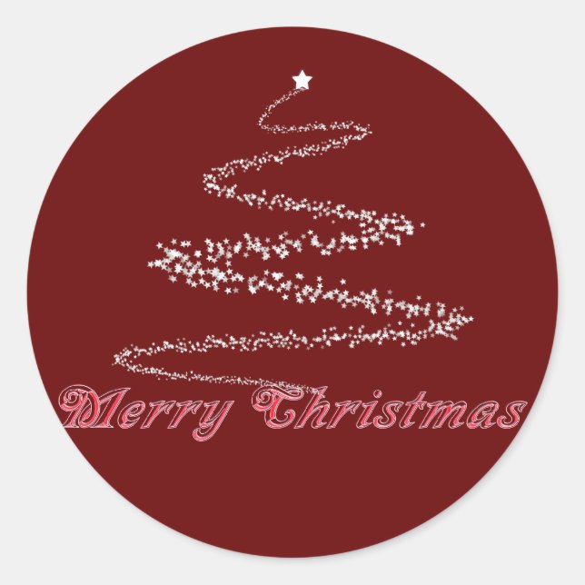 Adesivo Red Merry Christmas Seal (Frente)