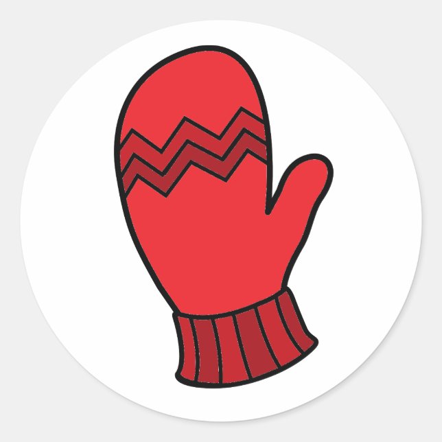 Adesivo Red Mitten Sticker (Frente)