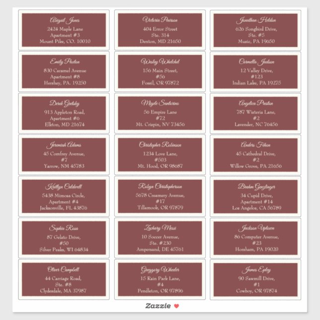 Adesivo Red Muito Feliz Natal Feriado Endereço de Convidad (Folha)