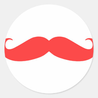 Adesivo Red Mustache Stache para o Natal