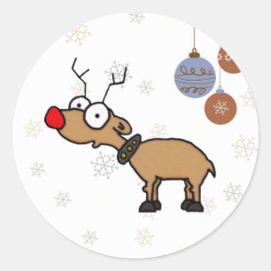 Adesivo Red Nosed Reindeer