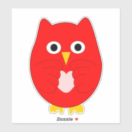 Adesivo Red Owl Design