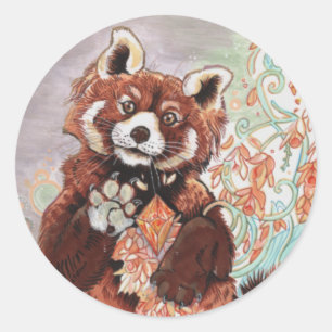 Adesivo Red Panada Crystaline Vibes Art