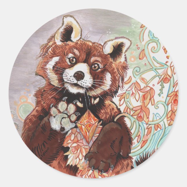 Adesivo Red Panada Crystaline Vibes Art (Frente)
