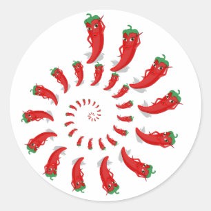 Adesivo Red Pepper Diva Spiral