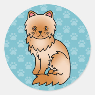 Adesivo Red Persian Cat