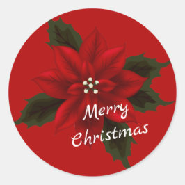 Adesivo Red. Poinsettia Natal