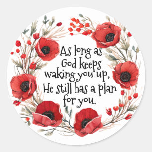 Adesivo Red Poppies Mug