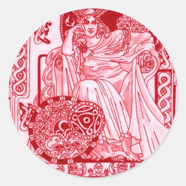 Adesivo Red Queen Corbie (Frente)