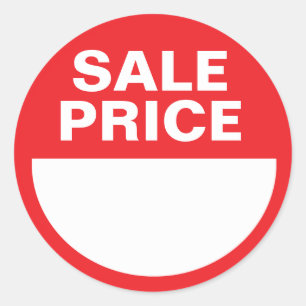 Adesivo Red Sale Price Sticker