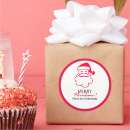 Adesivo Red Santa Claus