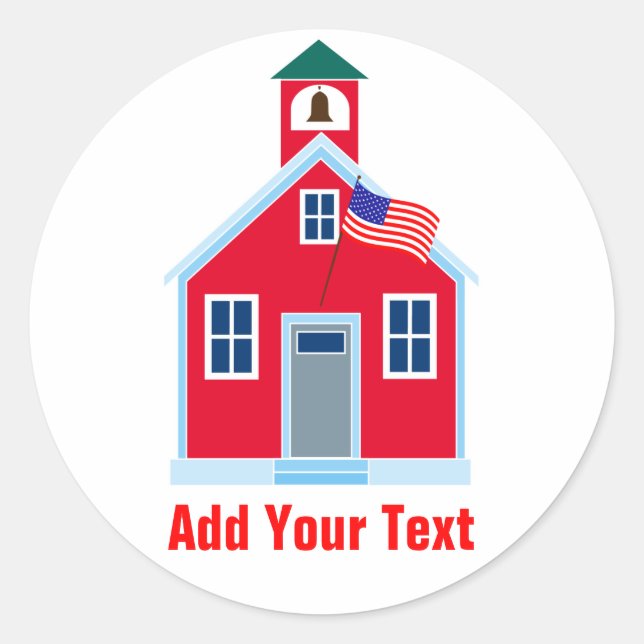 Adesivo Red School House (Frente)