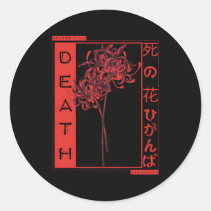 Adesivo Red Spider Lily Significa Morte Japão Anime Aesthe