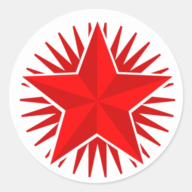Adesivo Red Star Sticker (Frente)