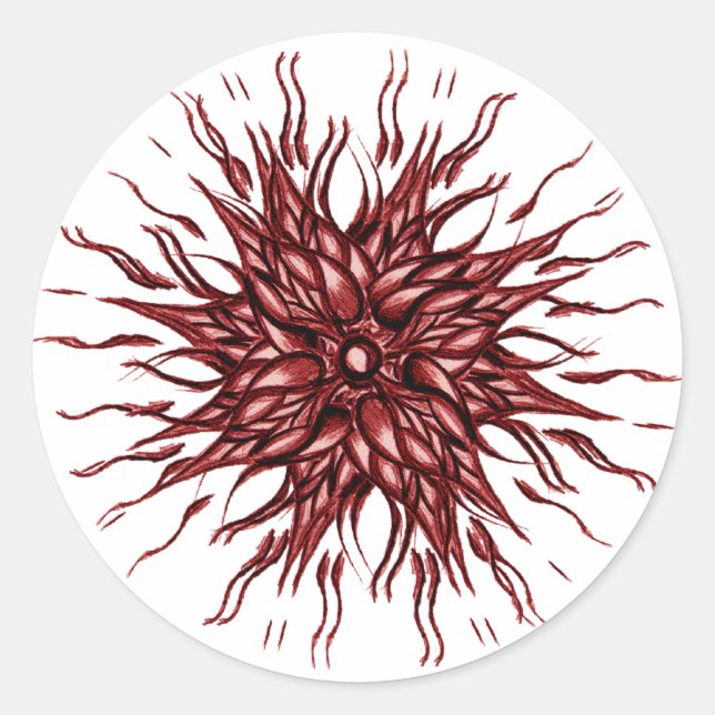 Adesivo Red Sun Sticker (Frente)