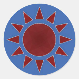 Adesivo Red Sun Sticker