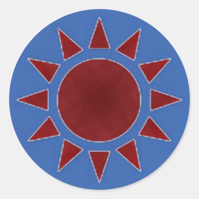 Adesivo Red Sun Sticker (Frente)
