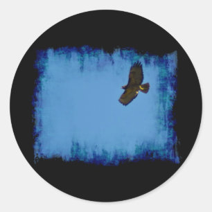 Adesivo Red Tailed Hawk em Voo