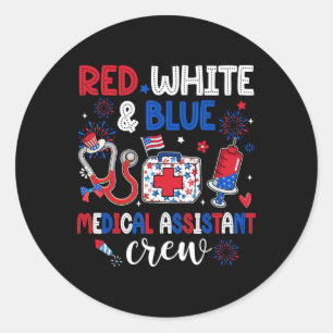 Adesivo Red White E Blue Medical Istw Tripulante Feliz 4º 