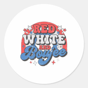 Adesivo Red White E Boujei 4 De Julho Dia Da Independência