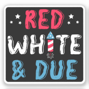Adesivo Red White E Devido, Presentes De Anúncio De Gravid