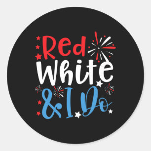 Adesivo Red White E Eu Fazemos 4 De Julho De Chelorette Pa