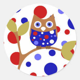 Adesivo Red, White e Who Owl!