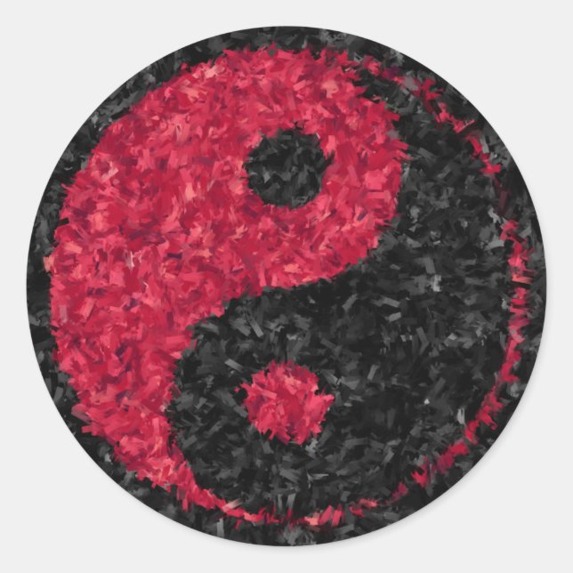 Adesivo Red Yin Yang Sticker (Frente)