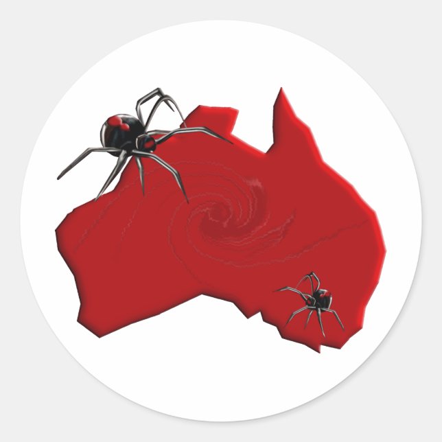 Adesivo Redback Spider Austrália (Frente)