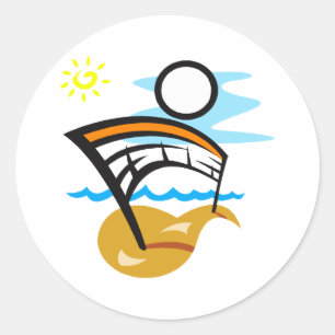 Adesivo Rede de Voleibol e Bola