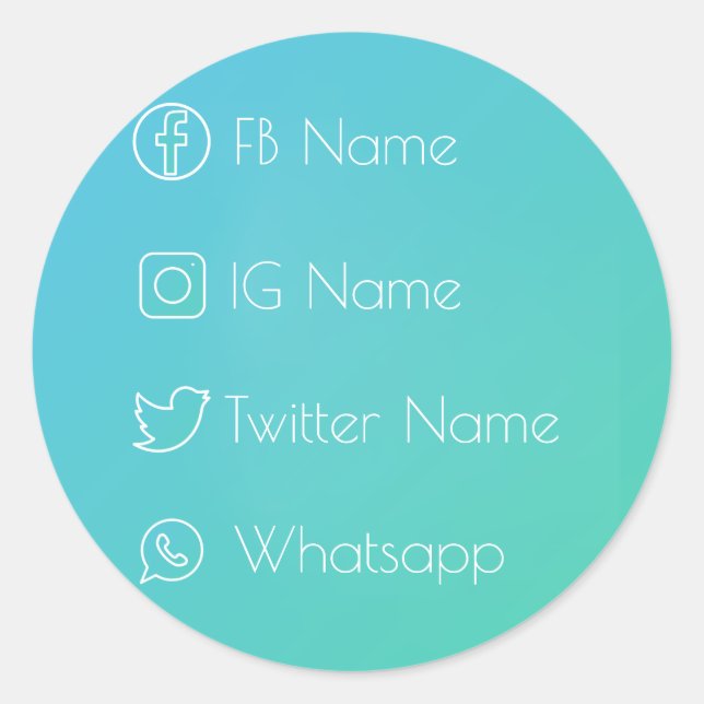 Adesivo Rede social Legal! (Frente)