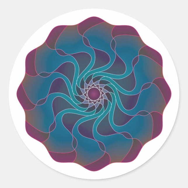 Adesivo Redemoinho de Flor (Frente)