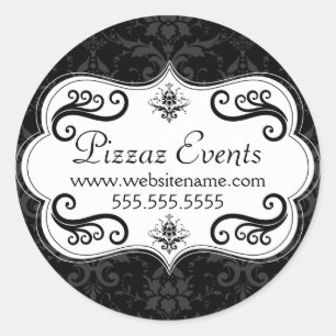 Adesivo Redemoinhos elegantes do damasco