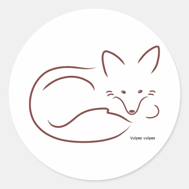Adesivo RedFox - Personalizado (Frente)