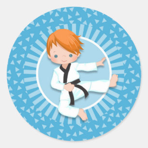 Adesivo Redhead Karate Boy Judo Artes Marciais