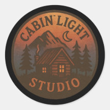Adesivo Redondo CabinLight Studio
