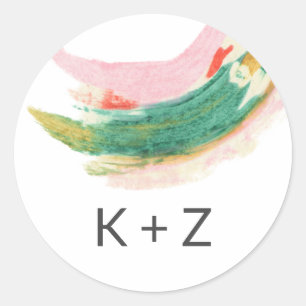 Adesivo redondo clássico