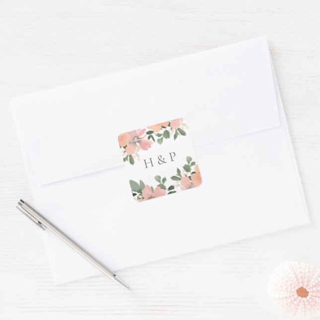 Adesivo redondo clássico (Envelope)