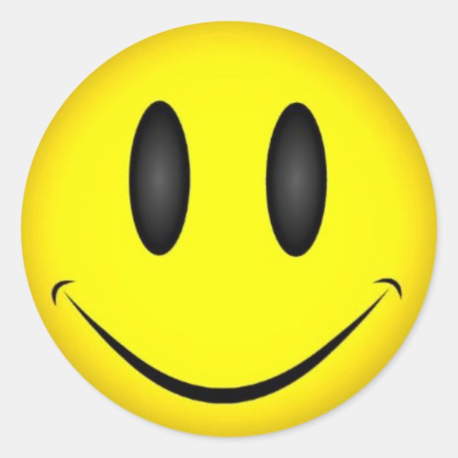 Adesivo redondo clássico (Frente)