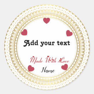 Adesivo redondo clássico