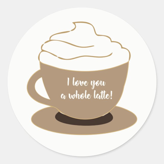 Adesivo redondo clássico, brilhante (Frente)