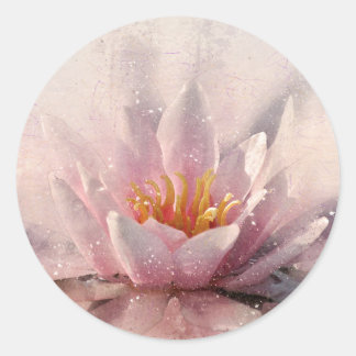 Adesivo redondo clássico, brilhante, grande, de 3