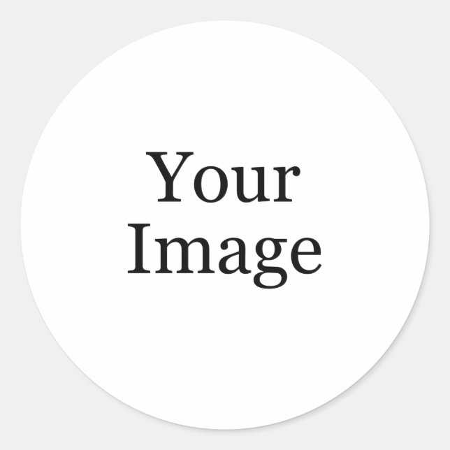 Adesivo redondo clássico de fotografia personaliza (Frente)